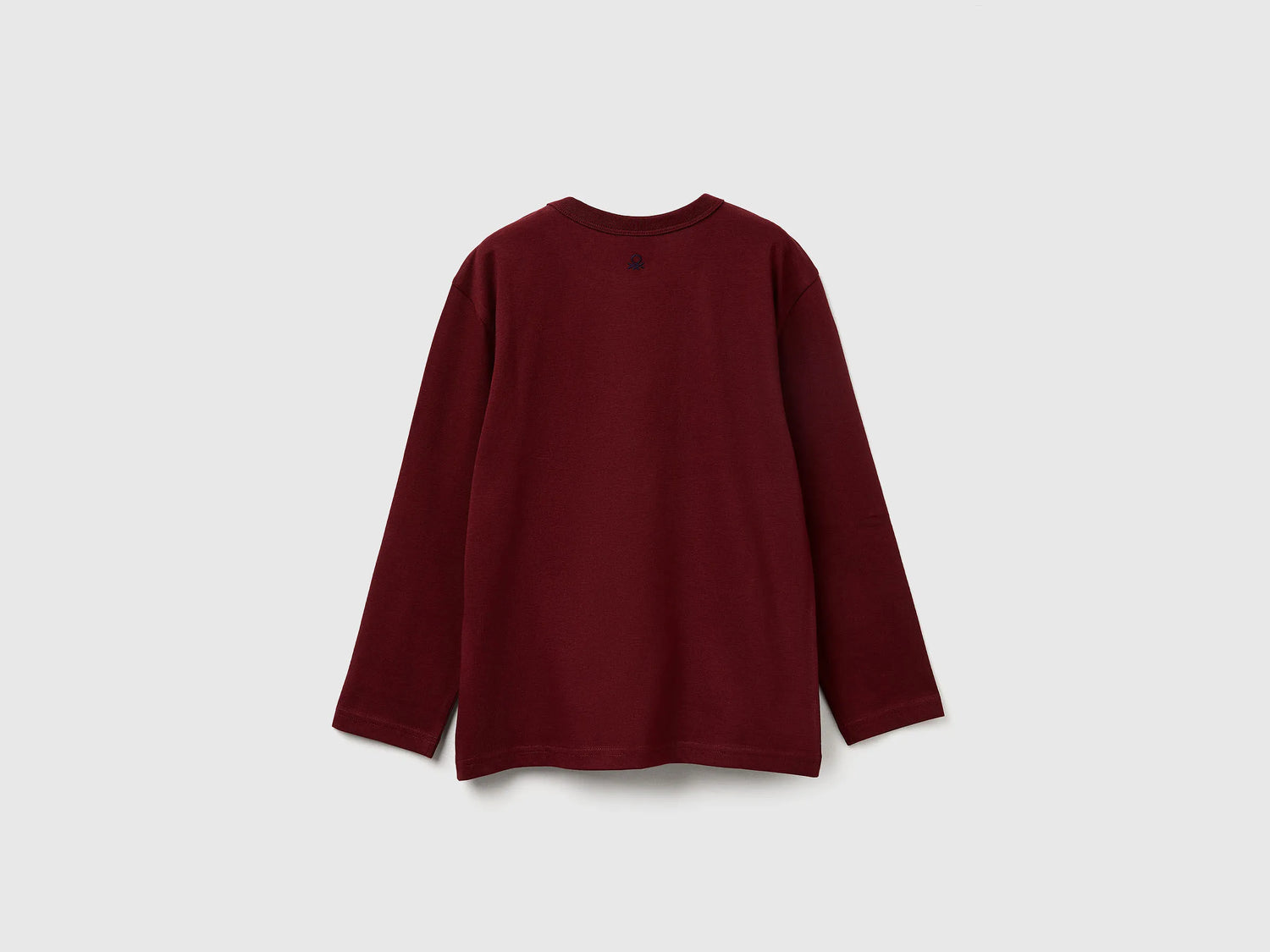 Benetton_Burgundy_Crew Neck Sweatshirt ©Harvard University_3IVWC10PW_129_02