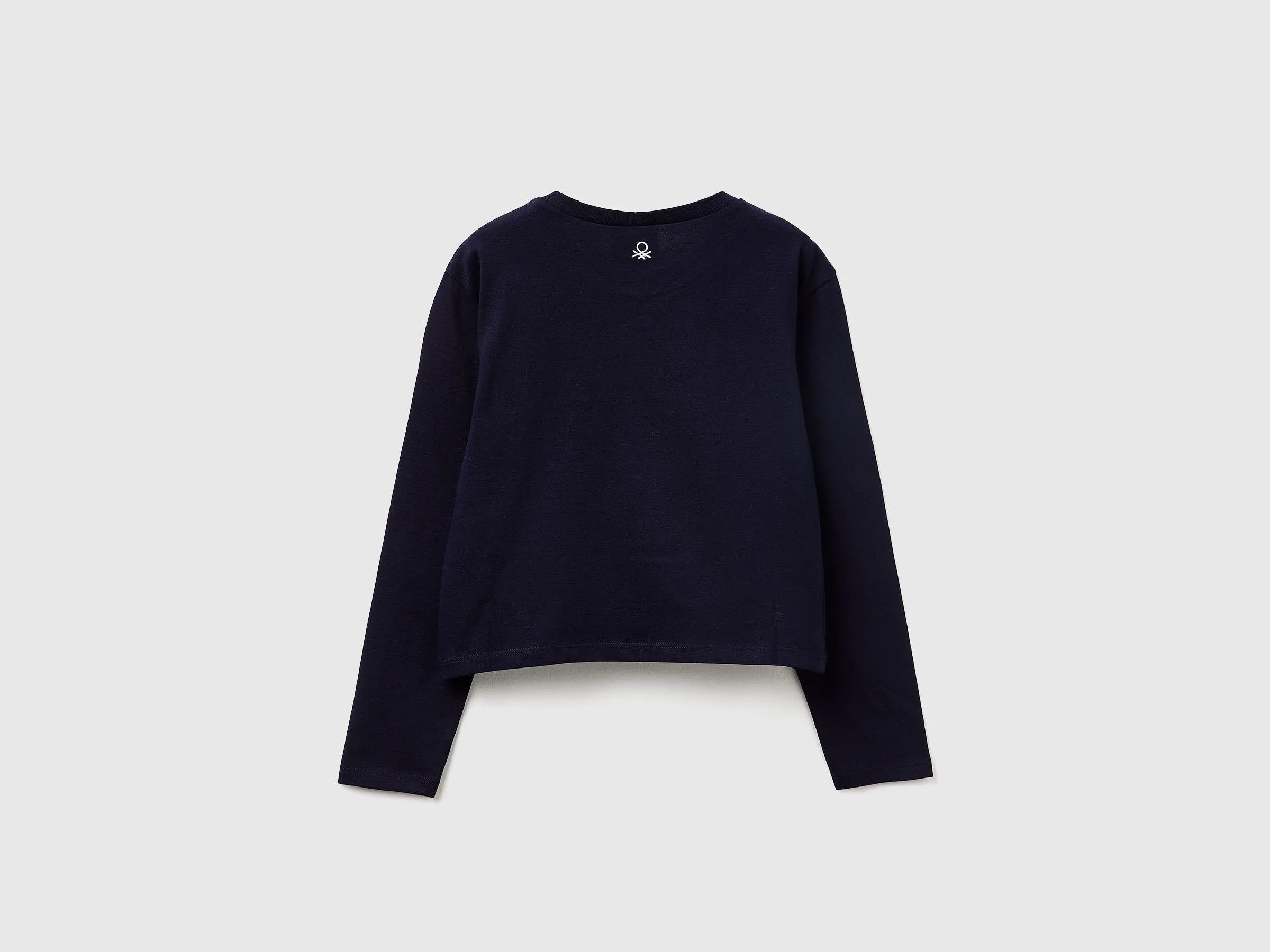 Benetton_Dark Blue_Boxy Fit ©Harvard University T-Shirt_3IVWC10PX_016_02