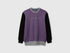 Benetton_Purple_Cotton Sweatshirt with Logo_3J68C10PZ_902_01