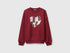 Benetton_Burgundy_Sweatshirt with Glittery Logo Print_3J68C10Q0_236_01