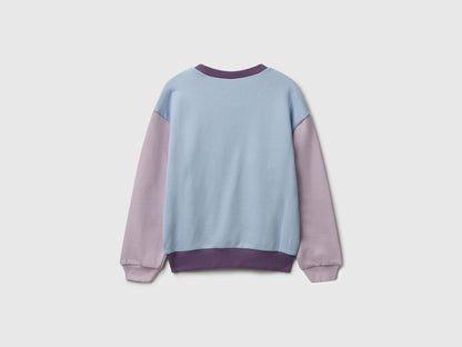 Benetton_Violet_Sweatshirt with Glittery Logo Print_3J68C10Q0_902_02