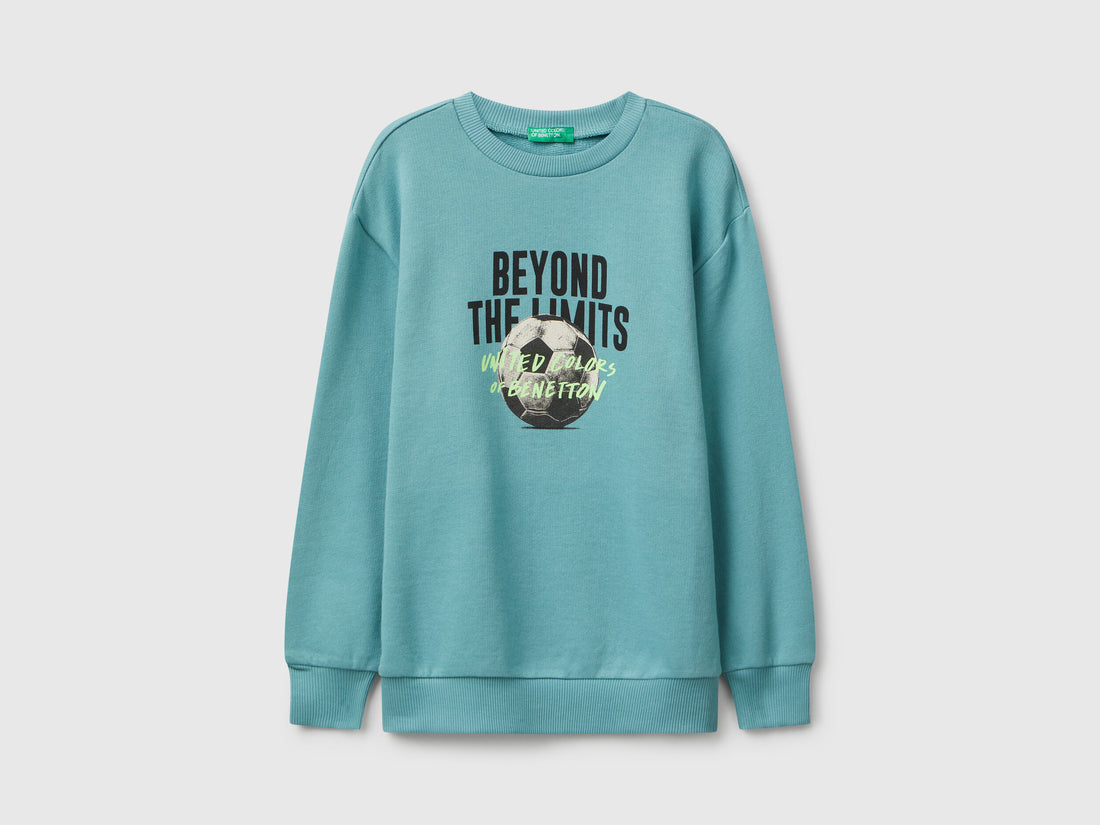Benetton_Sky Blue_Sweatshirt with Slogan Print_3J68C10QK_33K_01