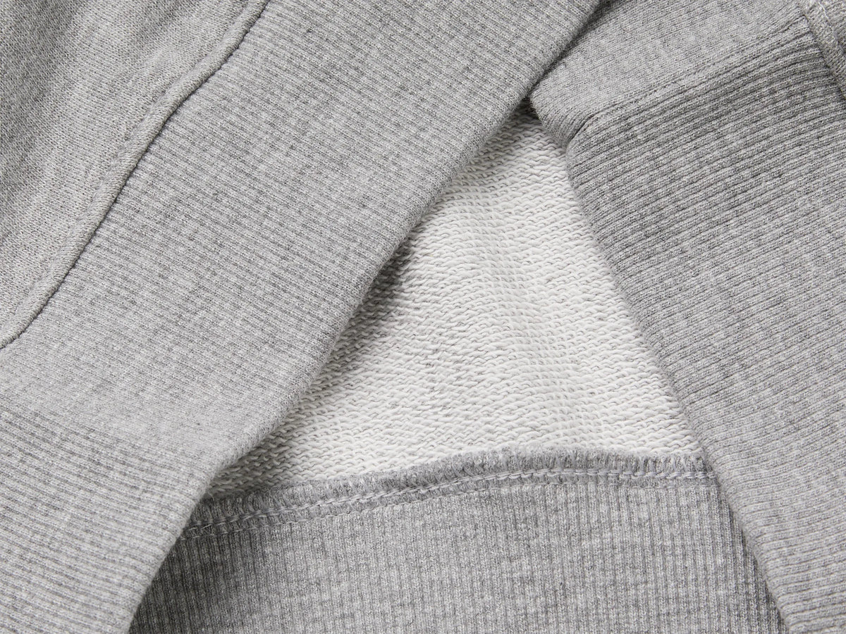 Benetton Light Gray Boys 100% Cotton Closed Sweatshirt SKU: 3J68C10UC_501 Image 03