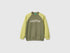 Benetton Military Green Boys 100% Cotton Closed Sweatshirt SKU: 3J68C10UC_901 Image 01