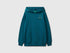 Benetton_Teal_Hoodie in Cotton_3J68C204V_3C5_01