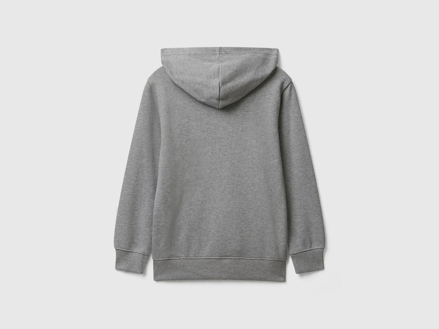 Benetton_Light Gray_Hoodie in Cotton_3J68C204V_501_02