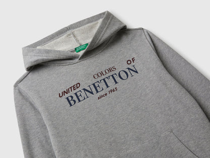 Benetton_Light Gray_Hoodie in Cotton_3J68C204V_501_03