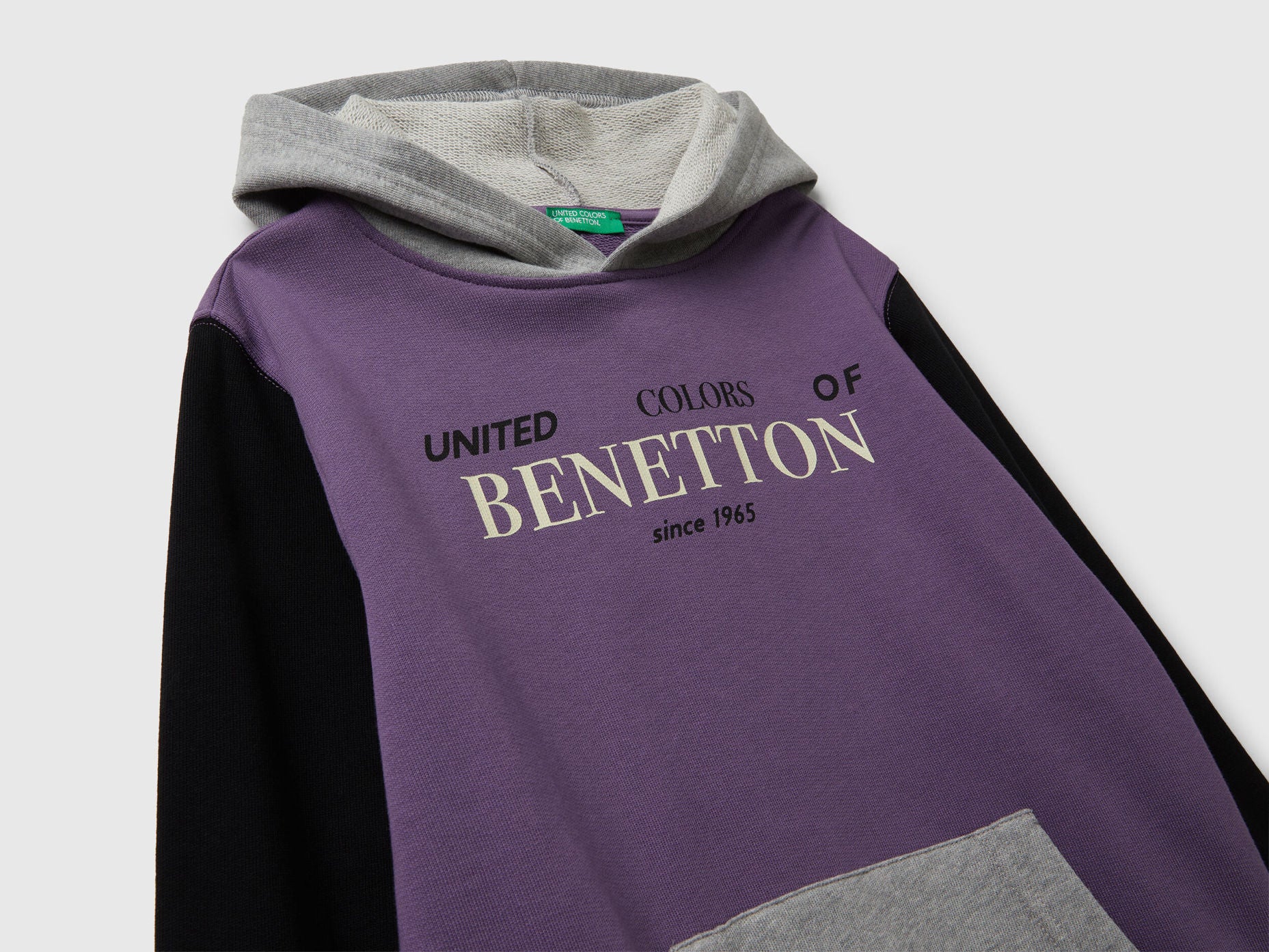 Benetton_Violet_Hoodie in Cotton_3J68C204V_902_03