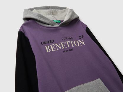 Benetton_Violet_Hoodie in Cotton_3J68C204V_902_03