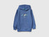 Benetton Air force blue Boys Sweatshirt with Logo SKU: 3J68C205K_05N Image 01