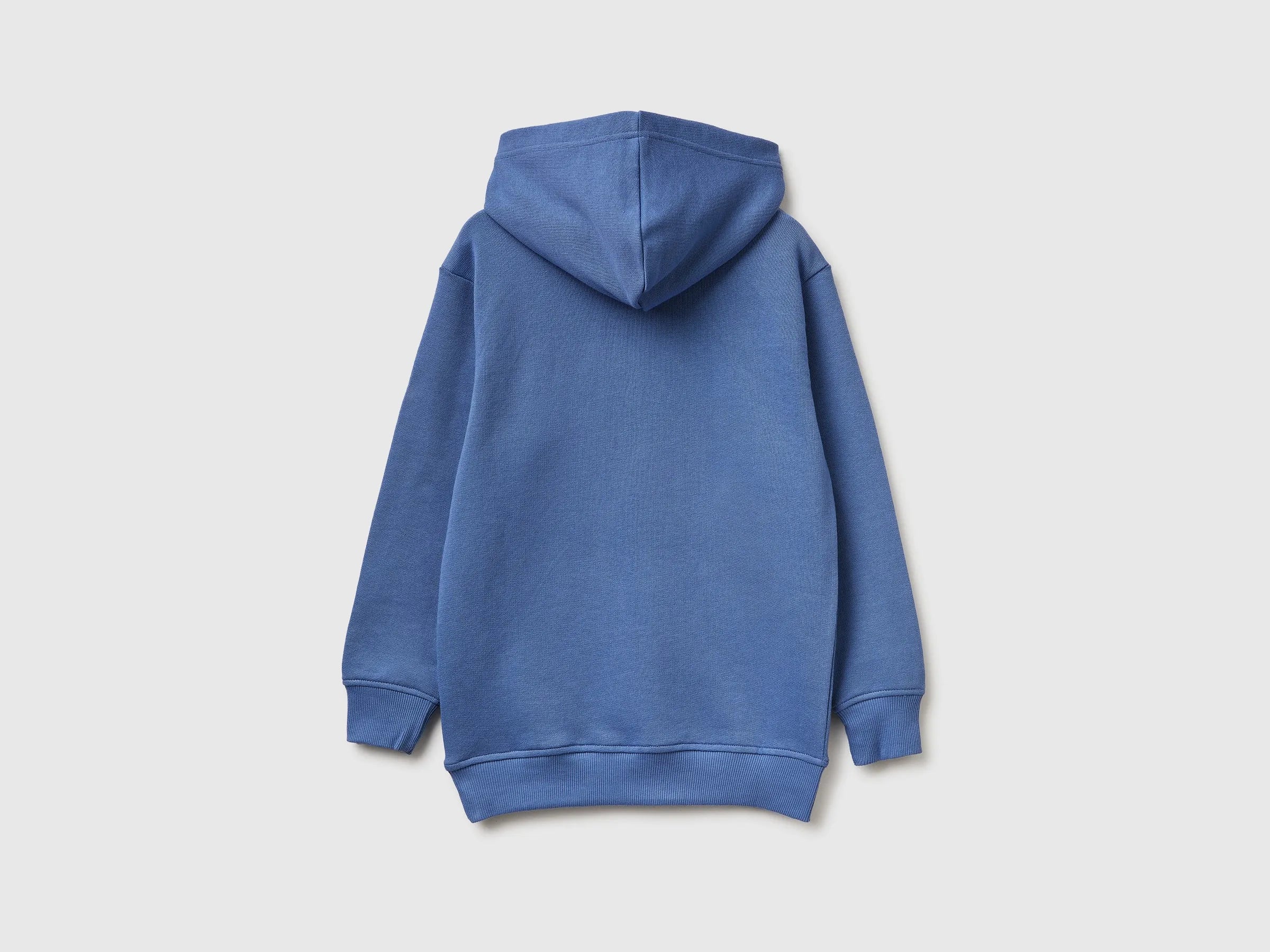 Benetton Air force blue Boys Sweatshirt with Logo SKU: 3J68C205K_05N Image 02