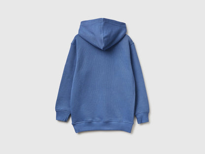 Benetton Air force blue Boys Sweatshirt with Logo SKU: 3J68C205K_05N Image 02