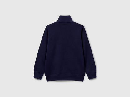 Beneton_Pure Cotton Sweatshirt with Zipper_3J68C501B_252_02