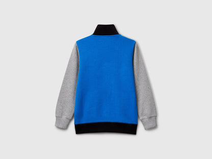 Beneton_Pure Cotton Sweatshirt with Zipper_3J68C501B_917_02