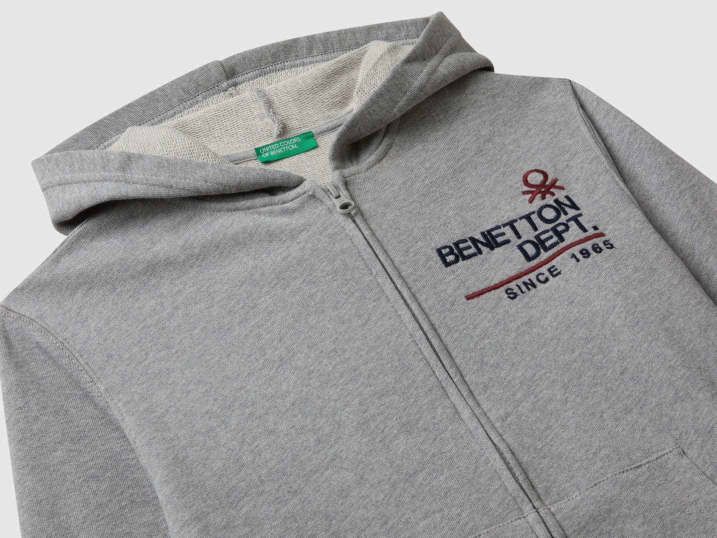 Benetton_Light Gray_Zip-Up Hoodie_3J68C505C_501_03