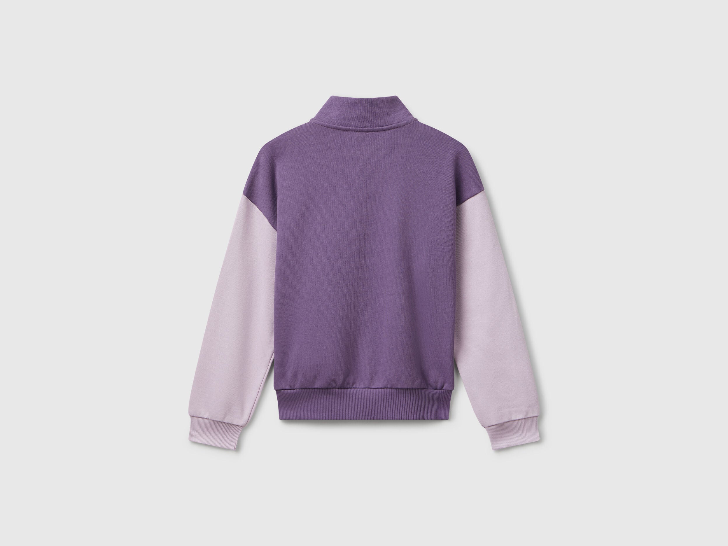 Benetton_Purple_Zip-Up Sweatshirt with Print_3J68C505D_902_02