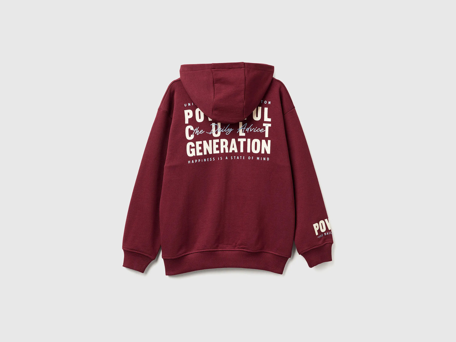 Benetton_Burgundy_Boxy Sweatshirt with Prints_3J68C505G_129_02