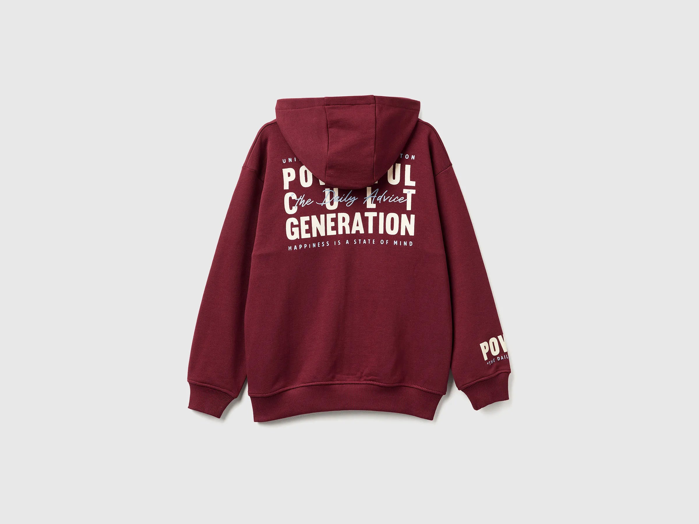Benetton_Burgundy_Boxy Sweatshirt with Prints_3J68C505G_129_02
