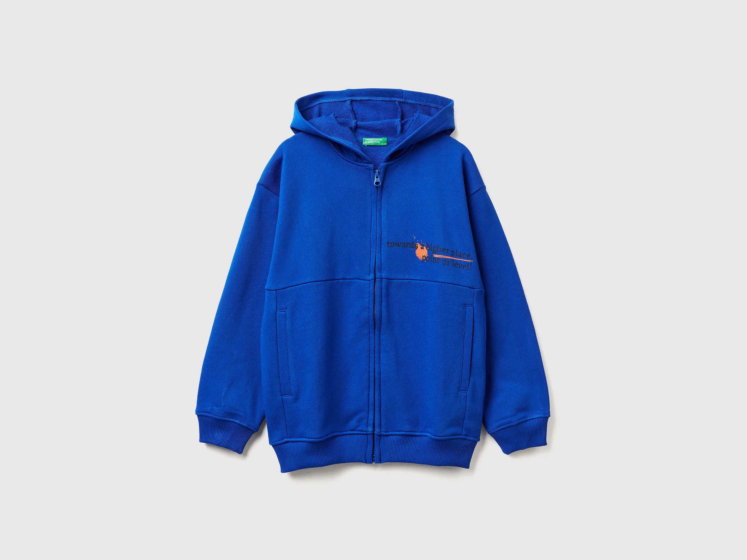 Benetton_Bright Blue_Boxy Sweatshirt with Prints_3J68C505G_19R_01