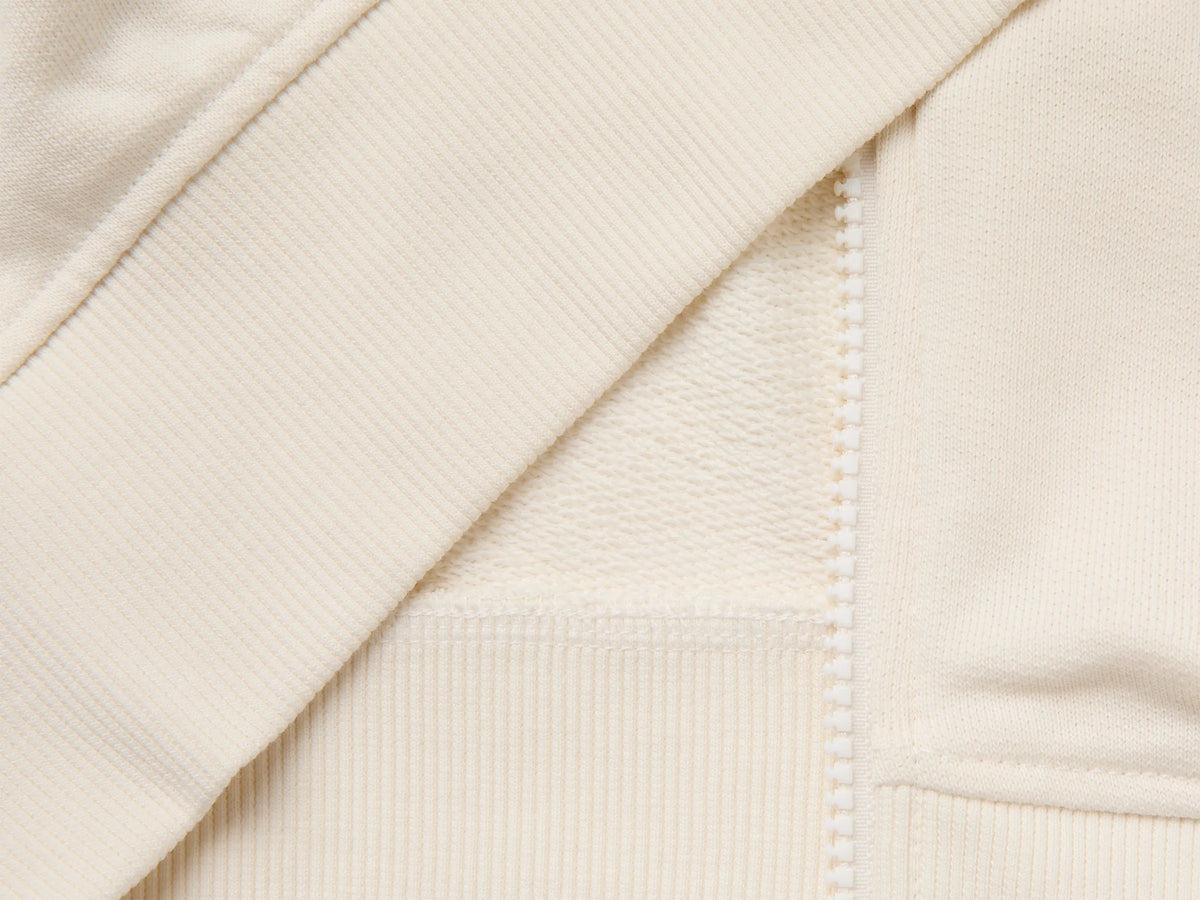 Benetton Creamy White Girls Hoodie with Embroidery SKU: 3J68C506D_0R2 Image 03