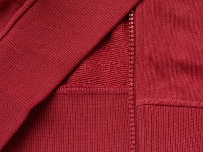 Benetton Red Girls Hoodie with Embroidery SKU: 3J68C506D_251 Image 03