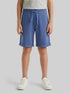 Benetton Light Blue Boys Bermuda Shorts in Pure Cotton Fleece SKU: 3J68C901G_05N Image 00