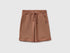 Benetton Camel Boys Bermuda Shorts in Pure Cotton Fleece SKU: 3J68C901G_34M Image 01