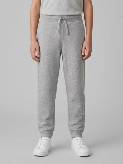 Benetton Light Gray Boys Sporty Trousers with Drawstring SKU: 3J68CF01P_501 Image 00