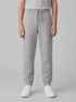 Benetton Light Gray Boys Sporty Trousers with Drawstring SKU: 3J68CF01P_501 Image 00