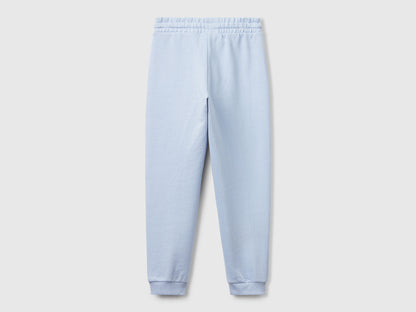 Benetton_Light Blue_Sweatpants with Logo_3J68CF02H_11Y_02