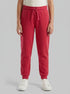 Benetton Plum Girls Sweatpants with Logo SKU: 3J68CF02H_12E Image 00