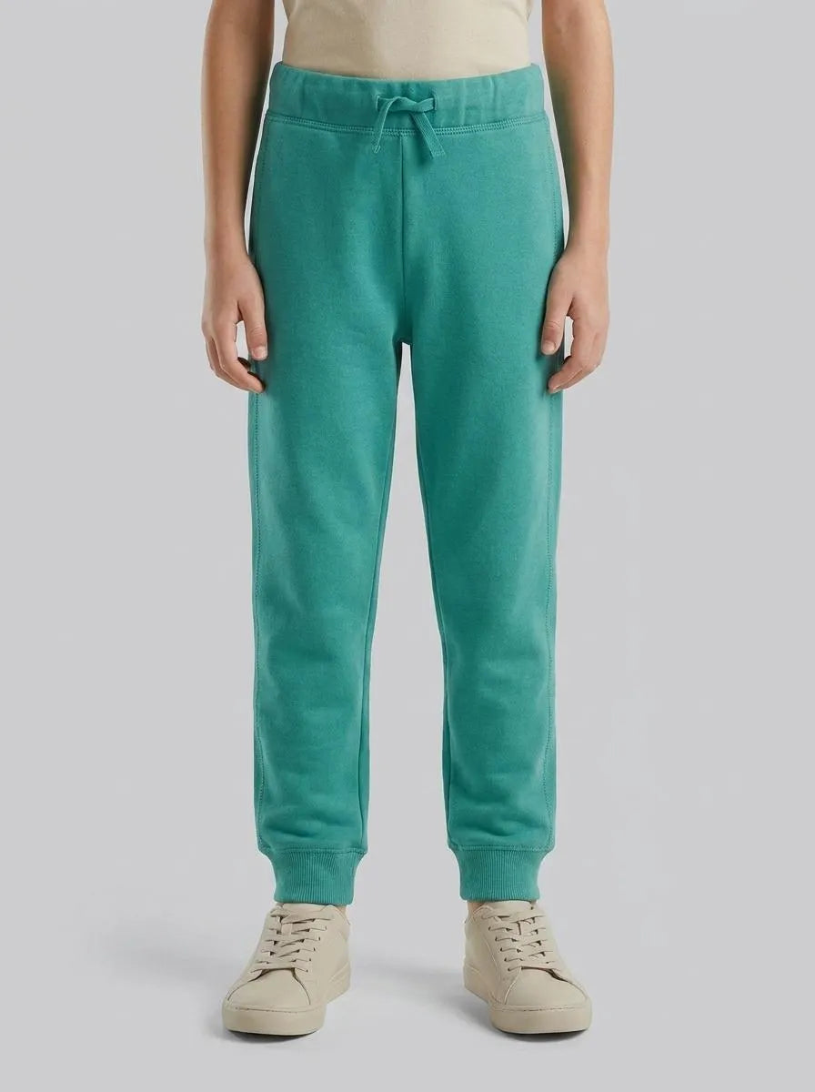Benetton Aqua Boys Sweatpants with Logo SKU: 3J68CF058_08N Image 00