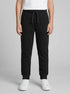 Benetton Black Boys Sweatpants with Logo SKU: 3J68CF058_100 Image 00