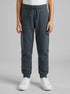 Benetton Dark Gray Boys Sweatpants with Logo SKU: 3J68CF058_10N Image 00