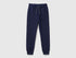 Benetton_Blue_Sweatpants in 100% Cotton_3J68CF058_252_01