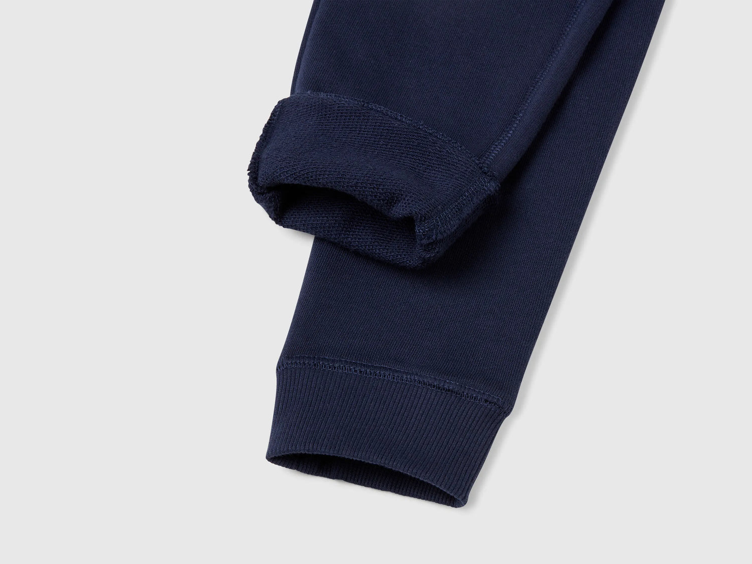 Benetton Dark Blue Boys Sweatpants with Logo SKU: 3J68CF058_252 Image 03