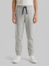 Benetton Light Gray Boys Sweatpants with Logo SKU: 3J68CF058_501 Image 00