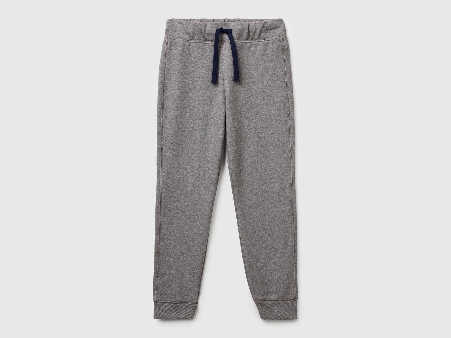 Benetton Dark Gray Boys Sweatpants with Logo SKU: 3J68CF058_507 Image 01
