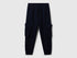 Benetton_Dark Blue_Sweat Fabric Cargo Joggers_3J68CF06I_016_01