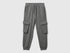 Benetton_Dark Gray_Sweat Fabric Cargo Joggers_3J68CF06I_507_01
