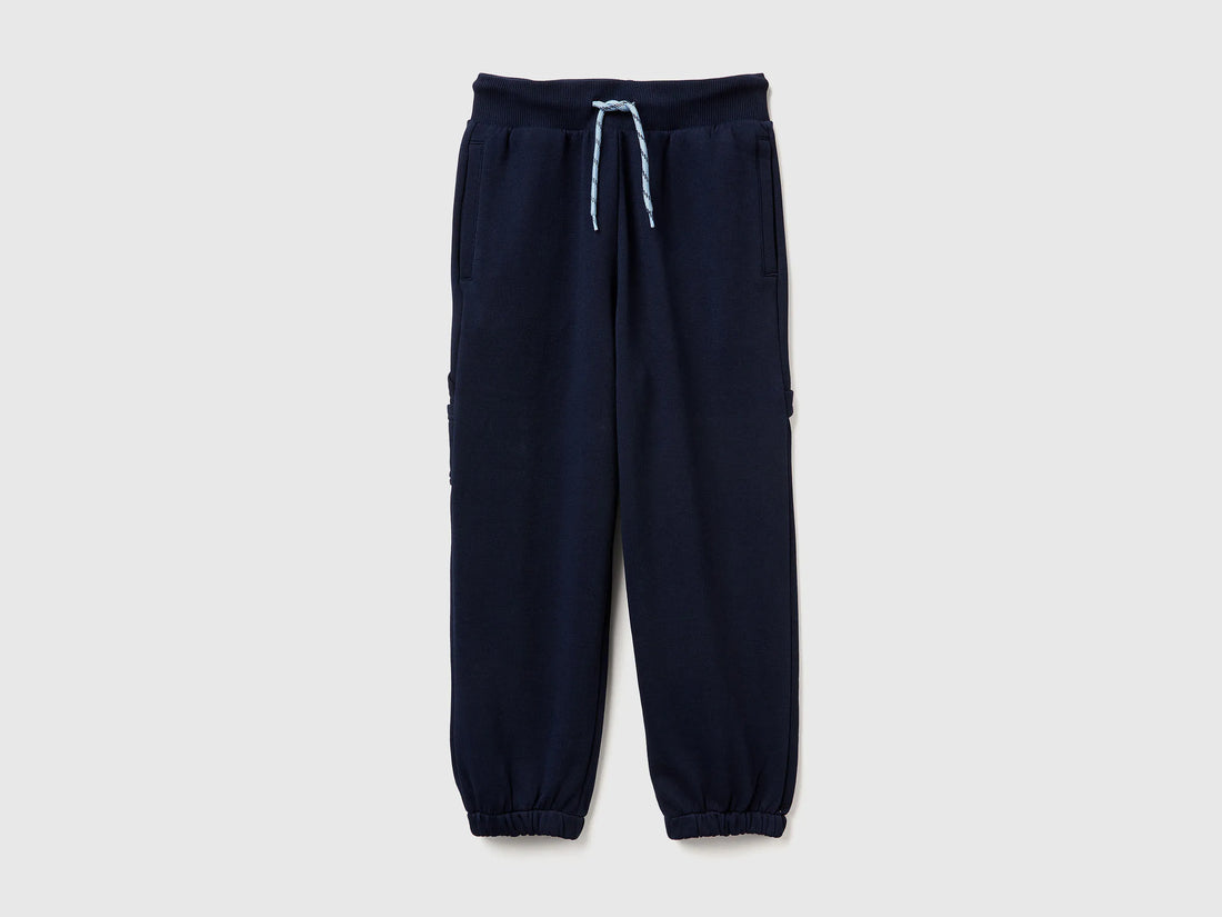 Benetton_Dark Blue_Wide Joggers with Pockets_3J68CF06L_016_01