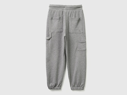 Benetton_Gray_Wide Joggers with Pockets_3J68CF06L_507_02