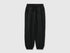Benetton Black Girls Logo Sweatpants SKU: 3J68CF075_100 Image 01