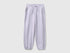 Benetton Lavender Girls Logo Sweatpants SKU: 3J68CF075_19B Image 01
