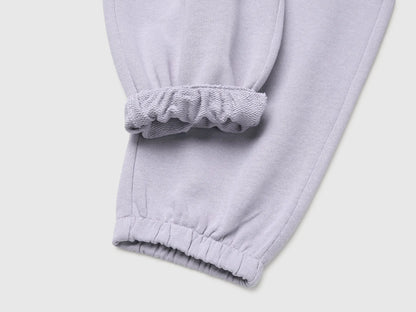 Benetton Lavender Girls Logo Sweatpants SKU: 3J68CF075_19B Image 03
