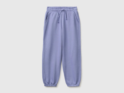 Benetton Violet Girls Logo Sweatpants SKU: 3J68CF075_19J Image 01
