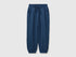 Benetton Blue Girls Logo Sweatpants SKU: 3J68CF075_355 Image 01