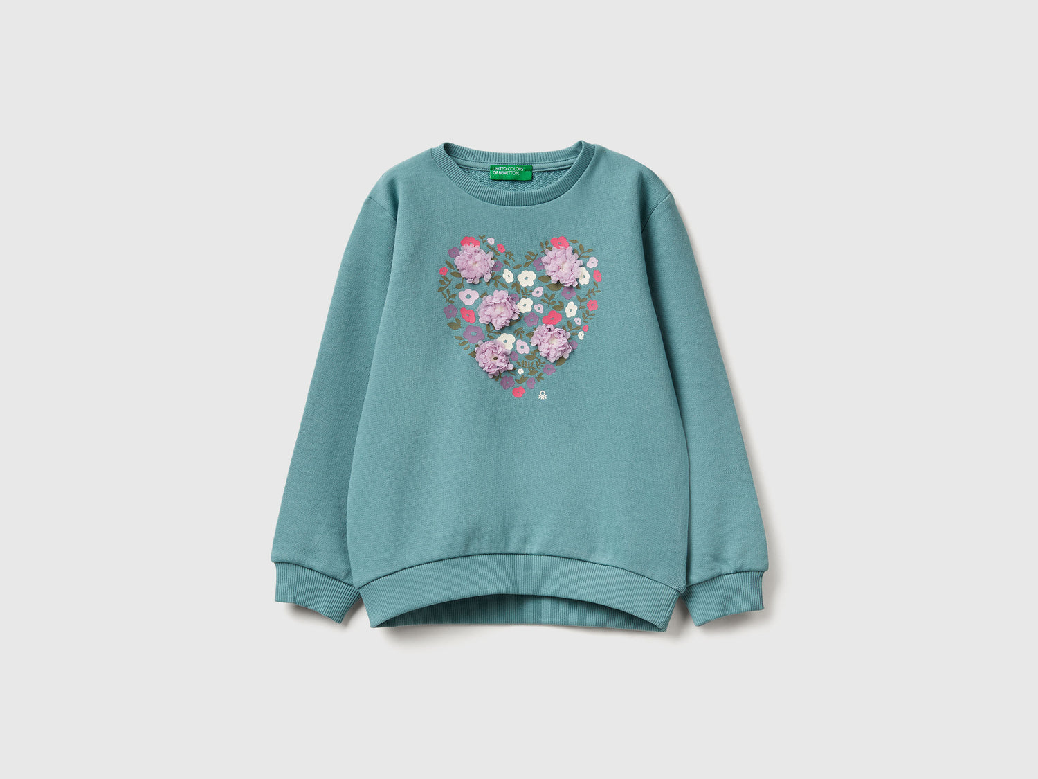 Benetton_Sky Blue_Sweatshirt with Petal Look Applique_3J68G10K3_33K_01