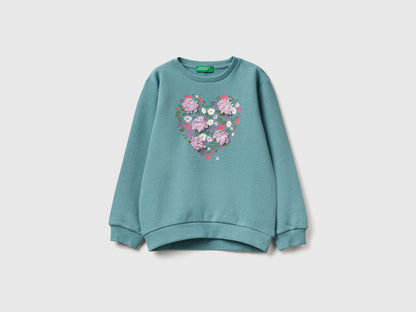Benetton_Sky Blue_Sweatshirt with Petal Look Applique_3J68G10K3_33K_01