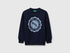 Benetton_Dark Blue_Long Sleeve Sweatshirt with Print_3J68G10KN_016_01